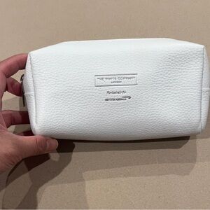 The White Company London Leather Makeup Bag